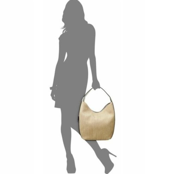 Alfani Women's Bangle Medium Hobo Magnetic Snap Closure Handbag - White - Picture 3 of 3